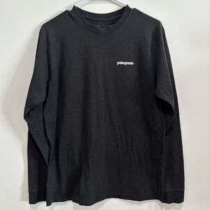 Patagonia Men's Long Sleeve Black Tee